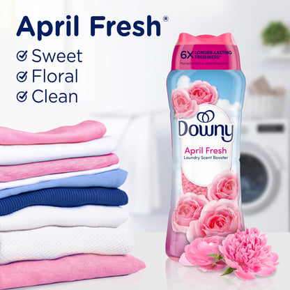 Downy April Fresh In-Wash Laundry Scent Booster Beads, laundry scent beads, Long-lasting Freshness, 680 Grams - Available at All In One Marketplace Canada