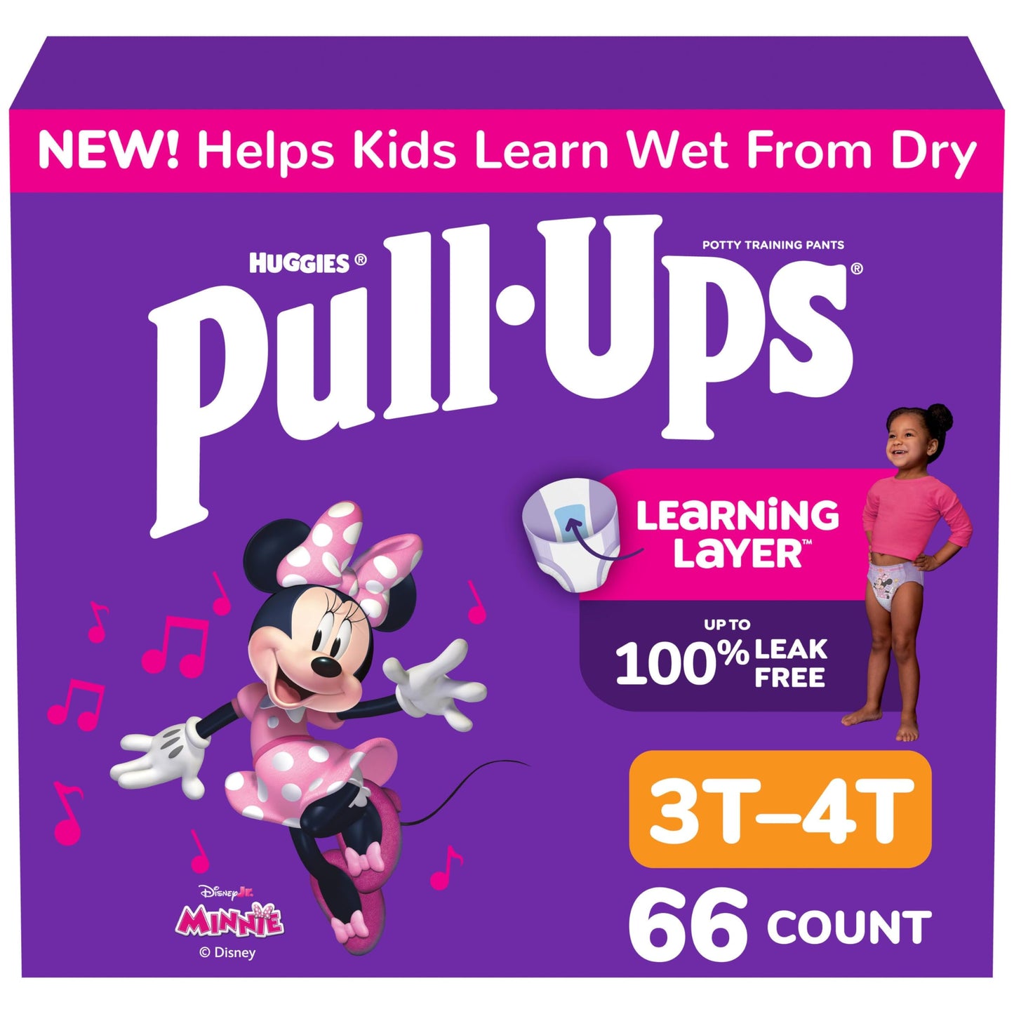 Pull-Ups Learning Designs, Girls Potty Training Pants, 3T-4T, 66 Ct. 🍁 All In One Marketplace Canada