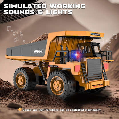 MNJCK Remote Control Dump Truck Toy Rc Construction Vehicles 🍁 All In One Marketplace Canada