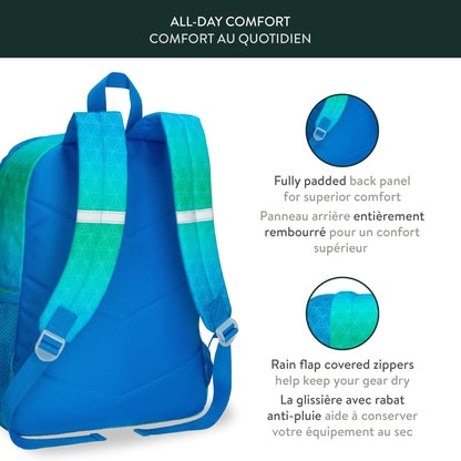 Roots Essential Kids 3-in-1 Backpack Set, Green, 22.5L
