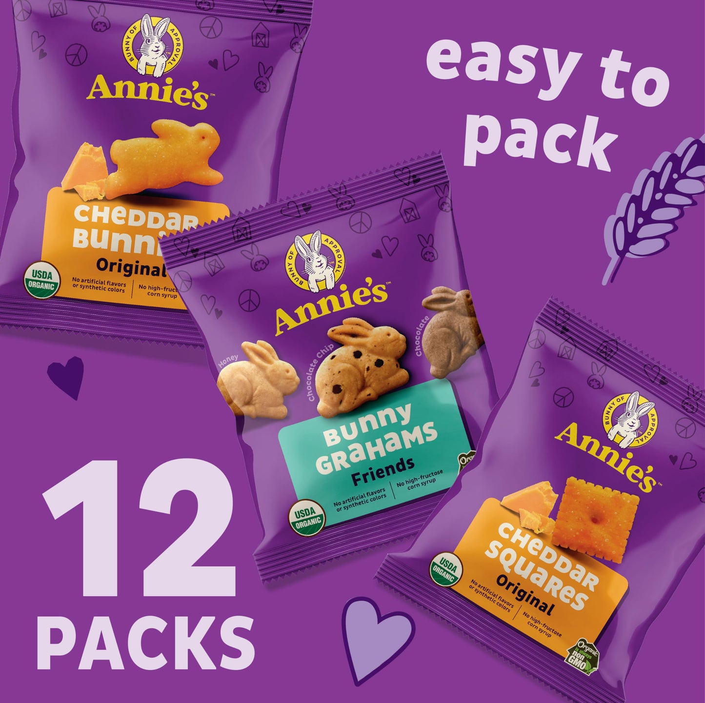 Annie's Homegrown Variety Snack Packs - 12 Count