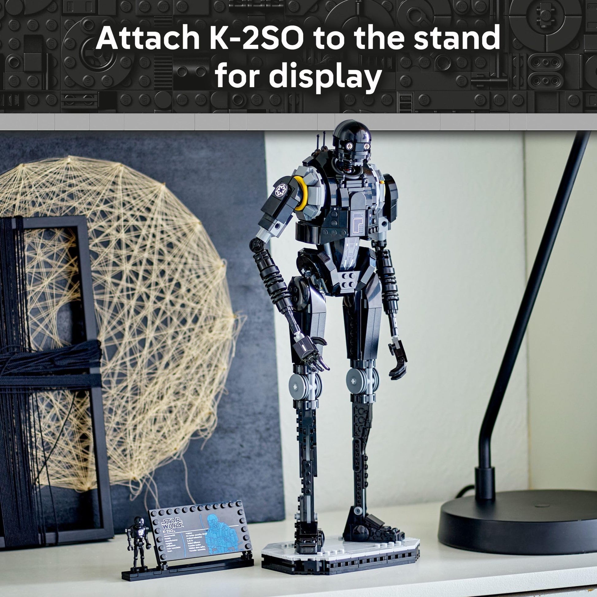 LEGO Star Wars: Andor K-2SO Security Droid - Building Toy for Kids, Ages 10+ - Makes a Great Gift for Boys and Girls - Model Kit and Room Decor Idea for Sci-Fi Adventure Fans - 75434 LEGO