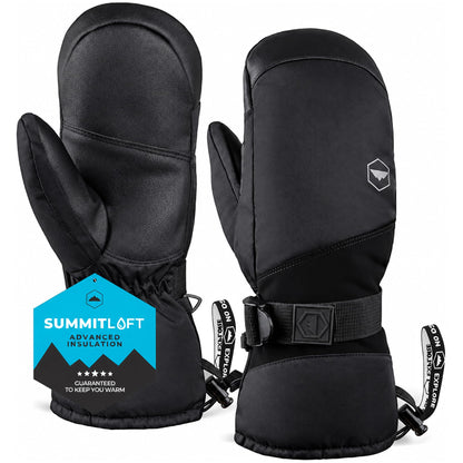 Tough Outdoors Adult Ski Mittens - Waterproof Winter Gloves Men & Women - Thermal Fleece Lining for Cold Weather Gear 🍁 All In One Marketplace Canada