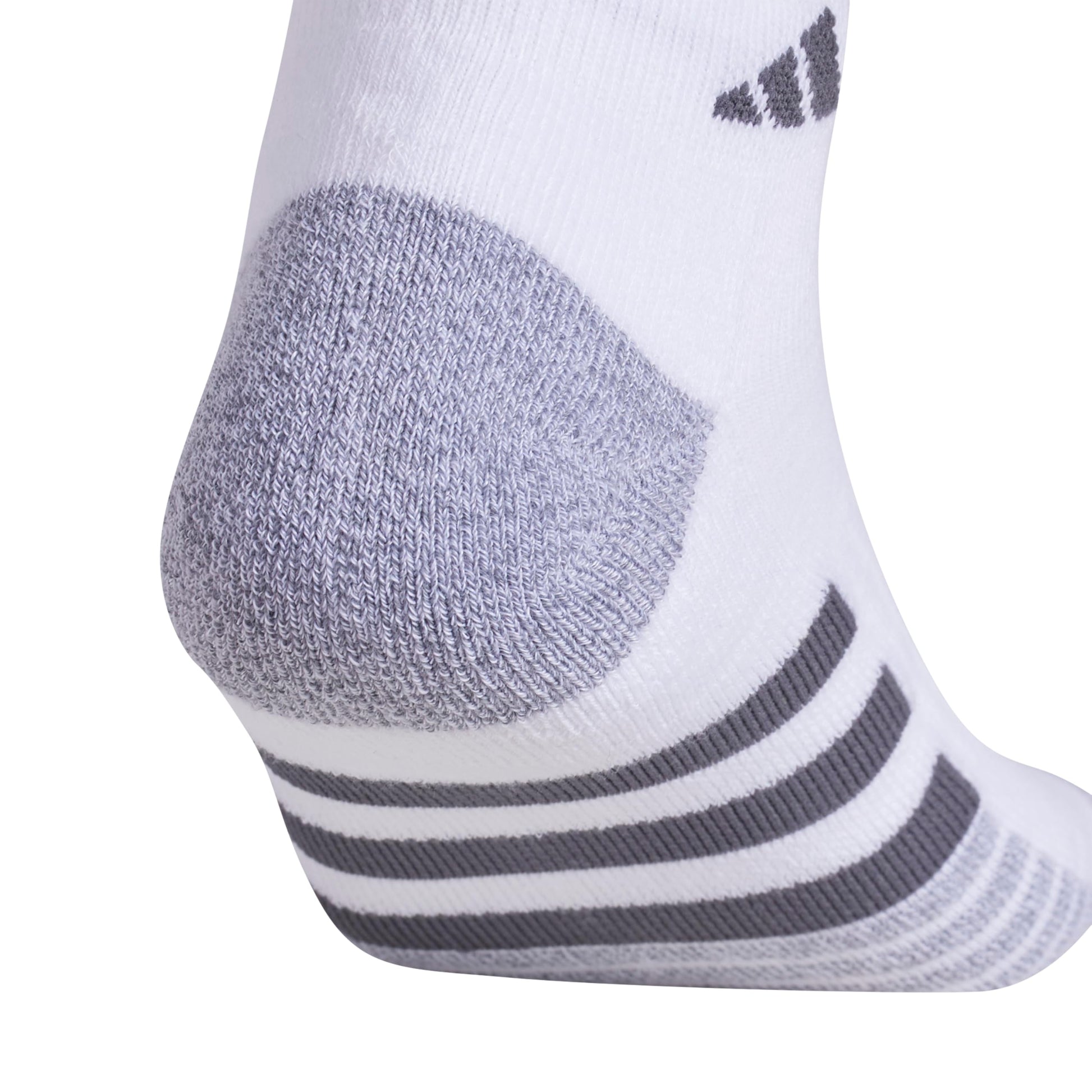 adidas Men's Cushioned 3-Pack Low-Cut Socks, White/Grey/Black, Large - Available at All In One Marketplace Canada
