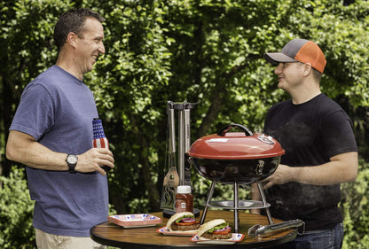 Cuisinart Outdoor Portable Charcoal Grill, 14", Red (CCG-190RBC) 🍁 All In One Marketplace Canada