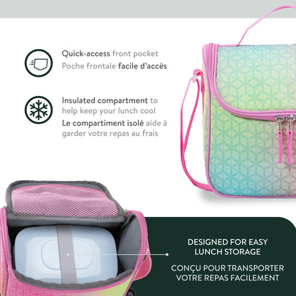 Ensemble coordonné 2 pièces Roots pour enfants, sac à dos de 22,5 L et sac à lunch de 5 L