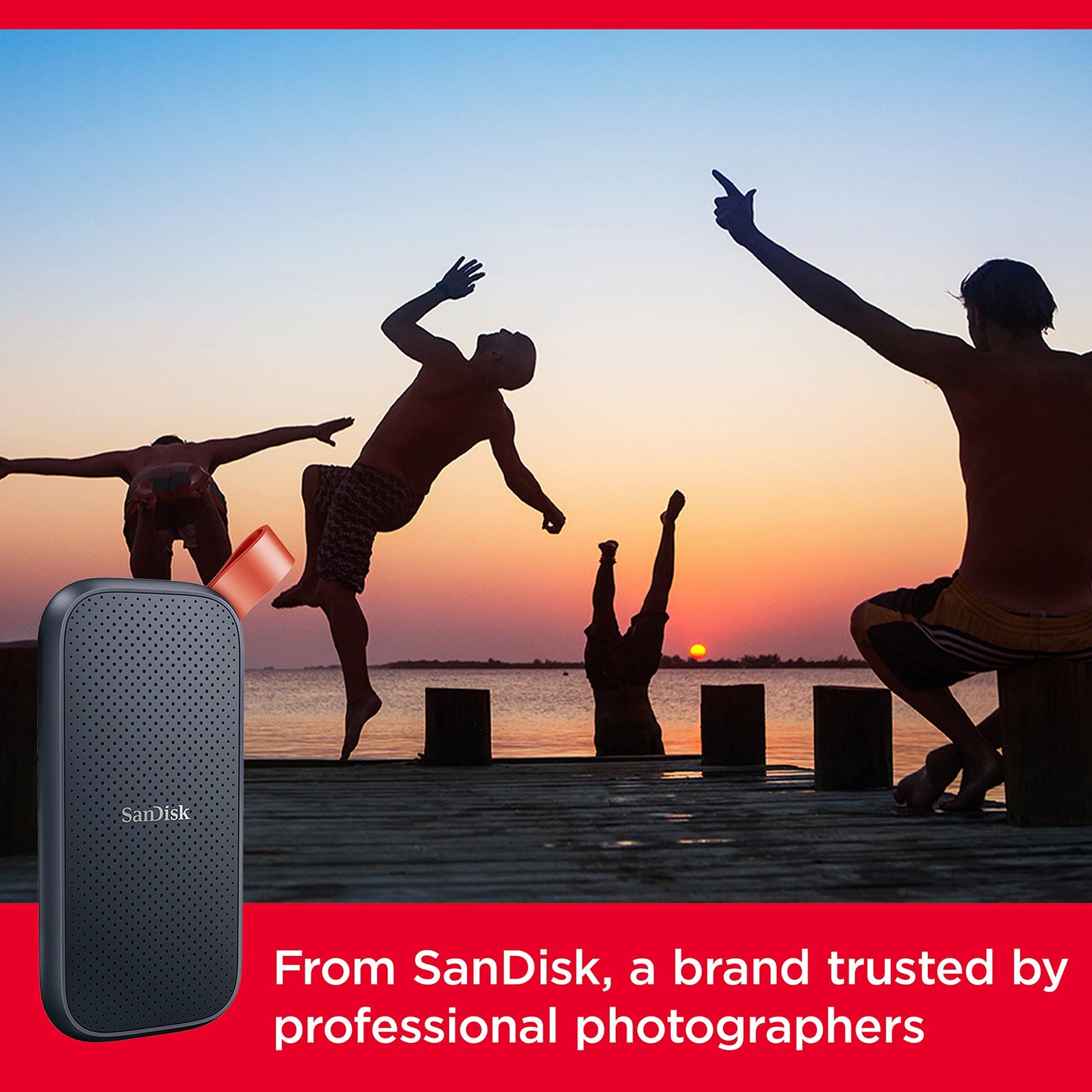 SanDisk 2TB Portable SSD - Up to 800MB/s, USB-C, USB 3.2 Gen 2, Updated Firmware - External Solid State Drive - SDSSDE30-2T00-G26 🍁 All In One Marketplace Canada