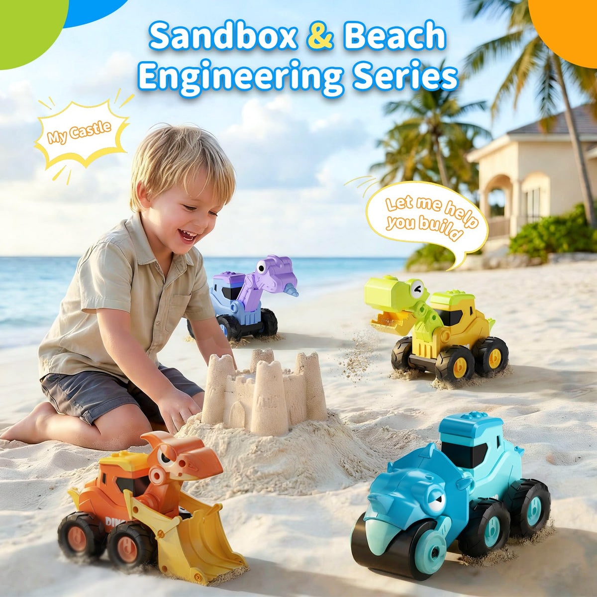 Dimoarch Press and Go Dinosaur Truck Toys for 1 2 3 Year Old Boys 🍁 All In One Marketplace Canada
