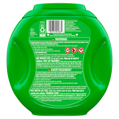 Gain Flings Ultra Oxi Laundry Detergent Pacs, 76 Count, Waterfall Delight Scent, with Odour Defense, concentrated laundry soap pacs