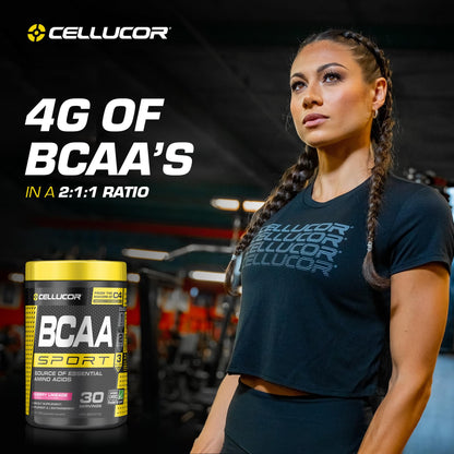 Cellucor BCAA Sport Recovery Powder – Cherry Limeade Flavor, 30 Servings