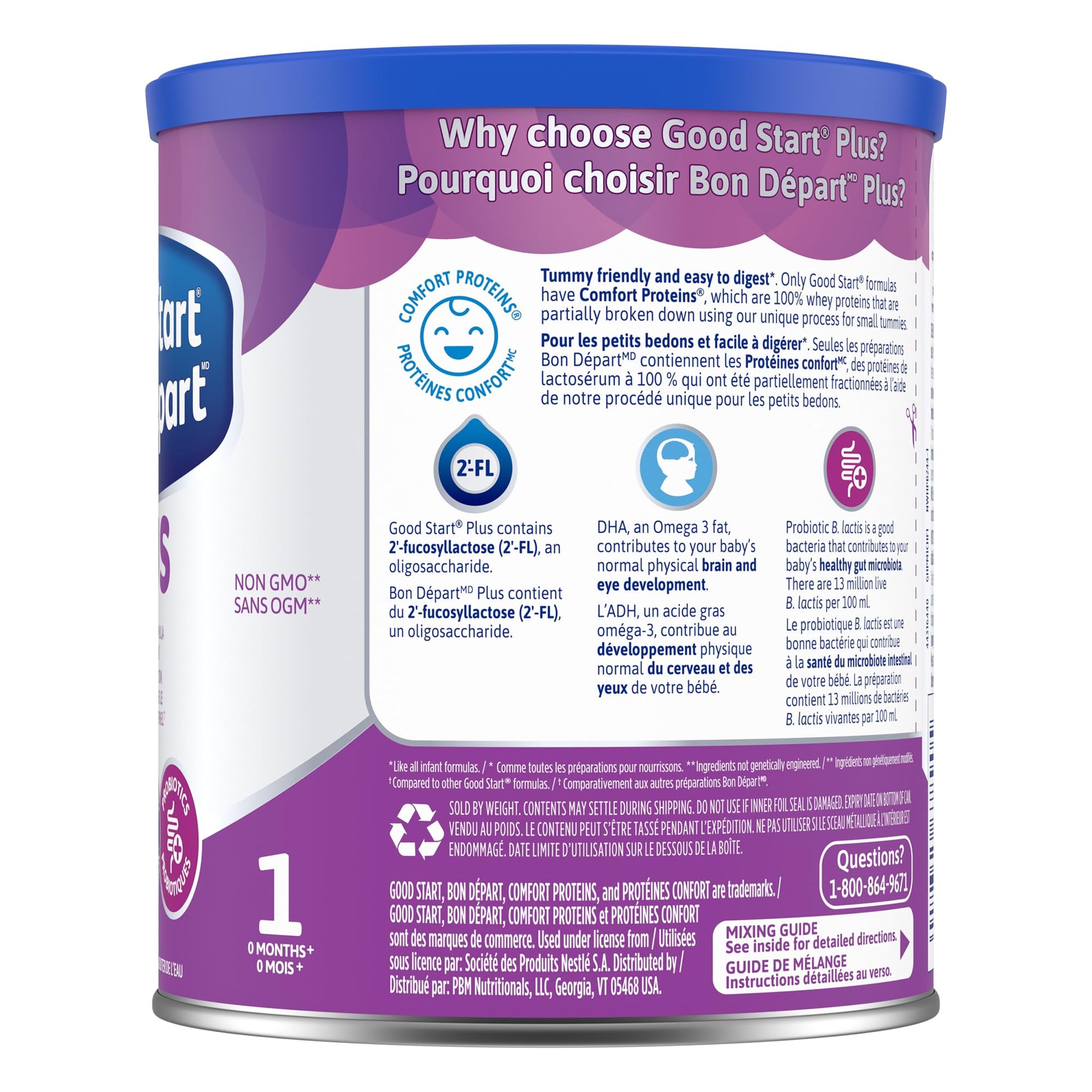 Good Start Plus 1 Baby Formula, Powder, 0+ Months, Easy To Digest, 359 g Good Start
