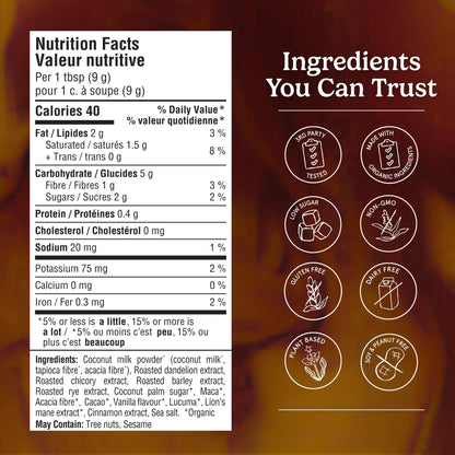 Organic Traditions Mind Fue Mushroom Coffee Alternative, Instant Blend, 5oz 🍁 All In One Marketplace Canada