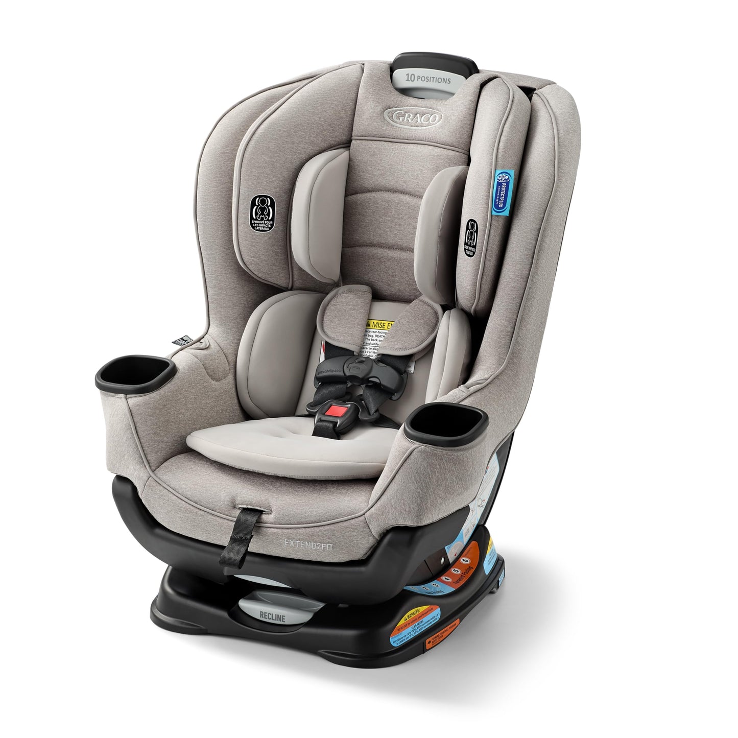 Graco Extend2Fit Convertible Car Seat, Ashten