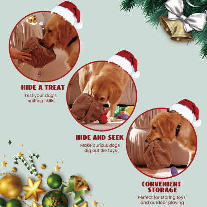 Nocciola 15 Pack Grocery Bag Fruits and Vegetables Crinkle Dog Squeaky Toys, Small Dog Toys for Aggressive Chewers, Durable Plush Christmas Dog Toys for Small Medium Size Dogs, Puppy Dog Chew Toys 🍁 All In One Marketplace Canada