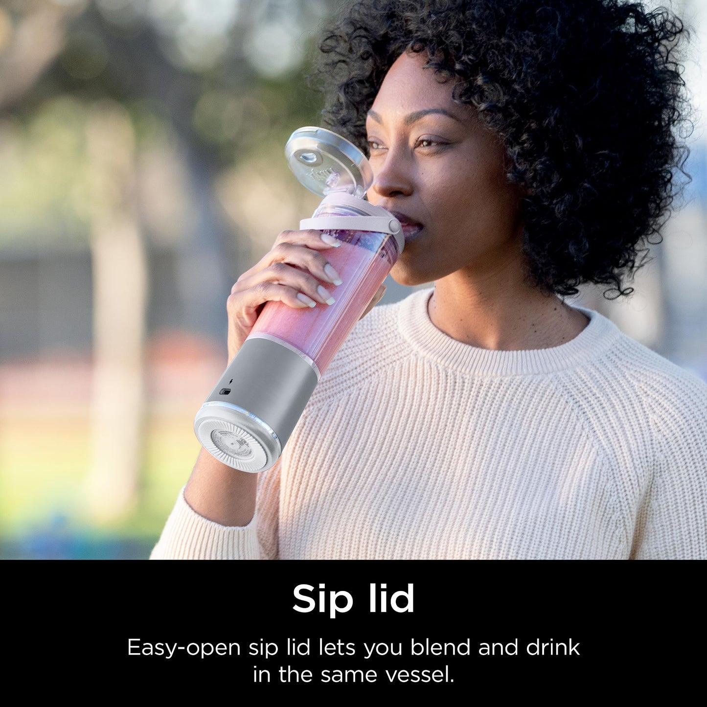 Ninja Blast Portable Blender, Cordless, 18oz. Vessel, Personal Blender for Shakes & Smoothies, BPA Free, Leakproof Lid, USB-C Rechargeable, White, BC151WHC (Canadian Version) 🍁 All In One Marketplace Canada