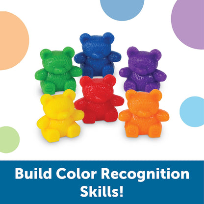 Learning Resources LER0729 Baby Bear Counters, Color Recognition, Math Skills