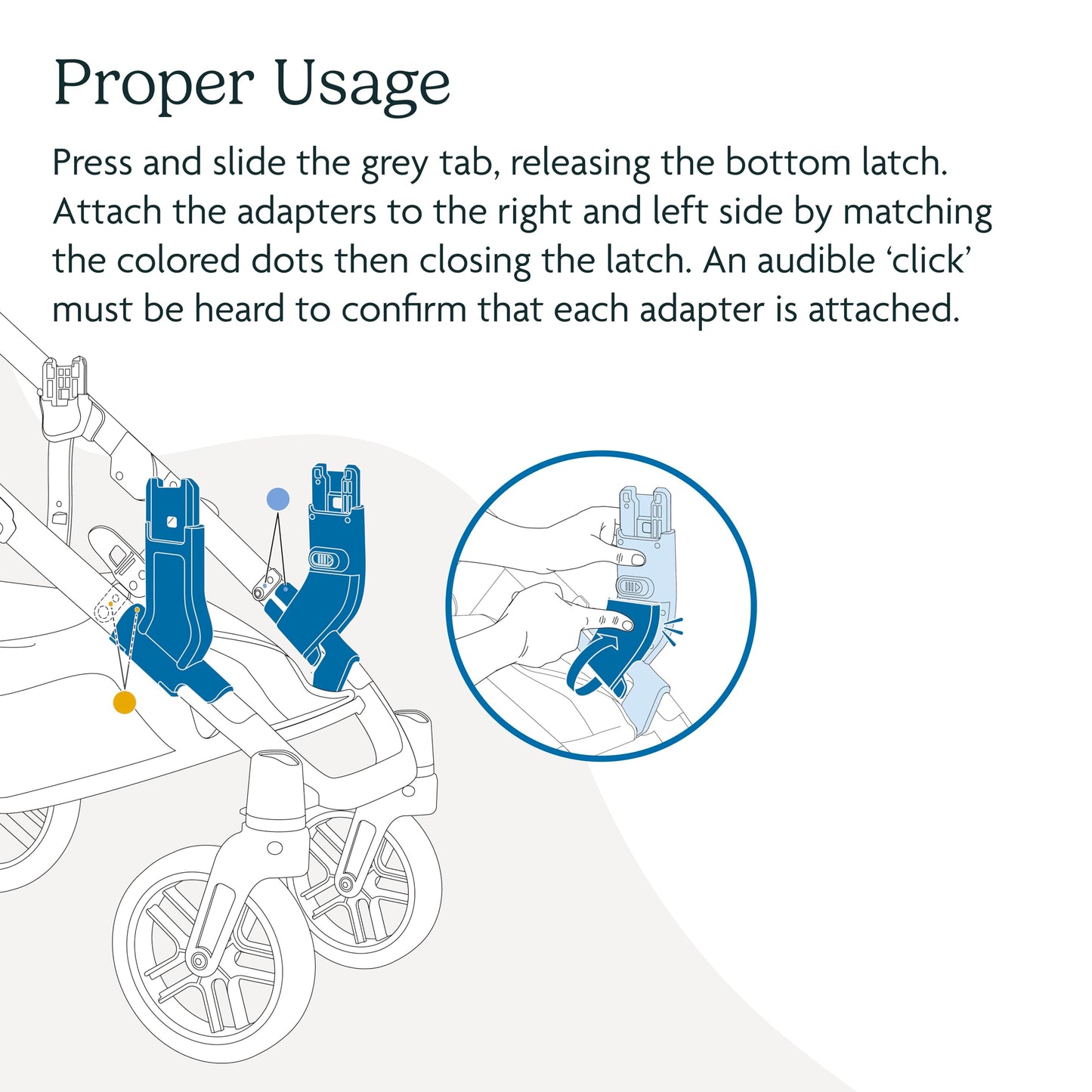 UPPAbaby Lower Adapter for Vista, Vista V2, Vista V3 Strollers/Compatible with RumbleSeat V2+, Bassinet, Aria, Mesa V2, and Mesa Max Infant Car Seats/Quick + Secure Attachment / 1 Set 🍁 All In One Marketplace Canada