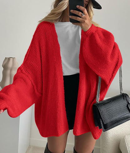 PRETTYGARDEN Womens Open Front Oversized Cardigan Sweaters Red 🍁 All In One Marketplace Canada