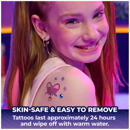 Cool Maker KPop Demon Hunters HUNTR/X Shimmer Foil Tattoos, Ages 7+