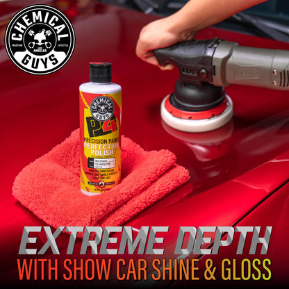 Chemical Guys C4 Clear Cut Correction Compound & P4 Precision Polish Kit (Safe for Cars, Trucks, SUVs, RVs, Motorcycles, & More) 2 x 473 ml Bottles 🍁 All In One Marketplace Canada