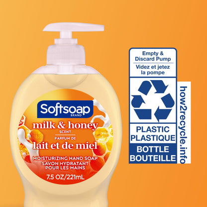 Softsoap Liquid Hand Soap, Milk and Honey Scent, 221 mL 🍁 All In One Marketplace Canada