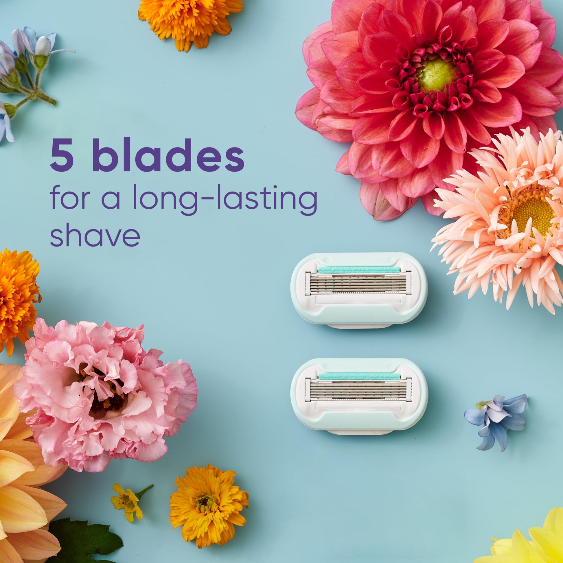 Gillette Venus Extra Smooth Sensitive, 1 Women’s Razor Blades for Sensitive Skin, 7 "5-Bladed" Razor Refills, 1 Pack (Count of 8) - Available at All In One Marketplace Canada