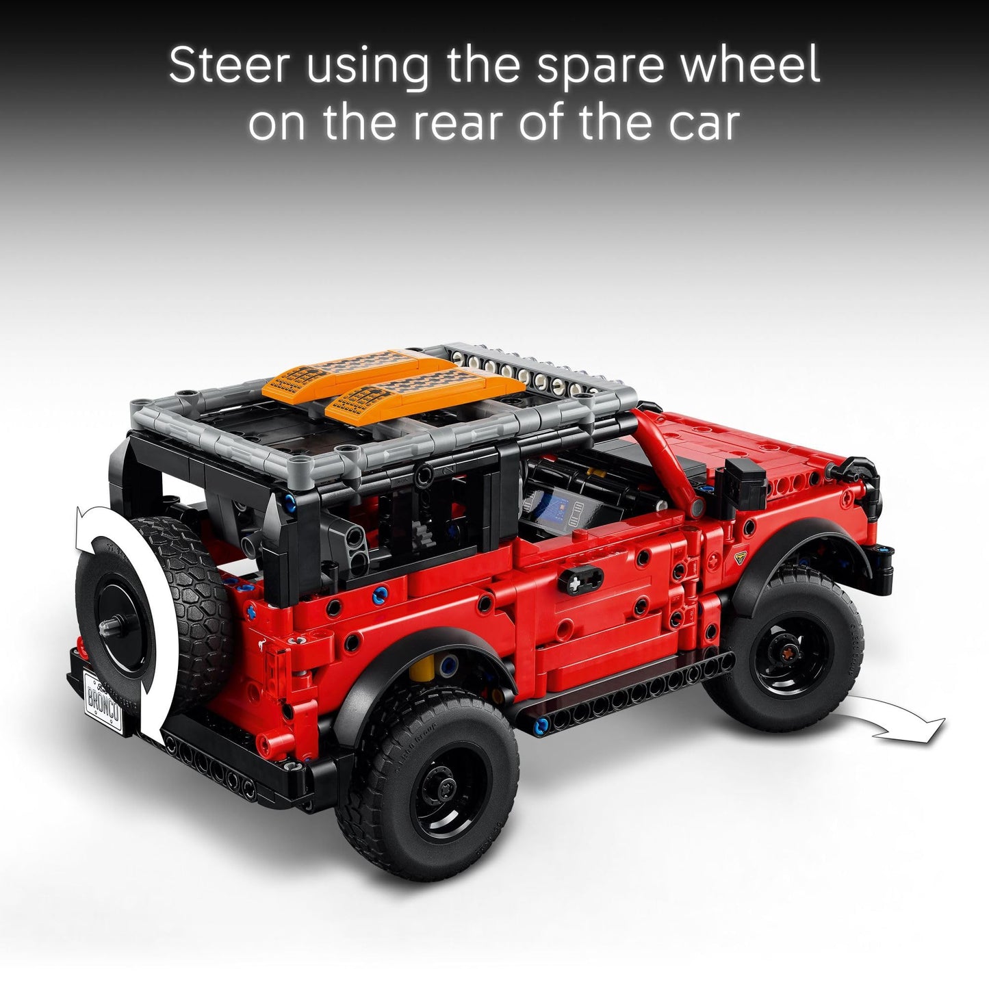 LEGO Technic Ford Bronco Kids Toy Car - Building Toy for Boys and Girls, Ages 10+ - Car Toy and Model Kit - Makes a Cool Birthday Gift for Kids - Authentic Ford Bronco Trim & Details - 42213 LEGO