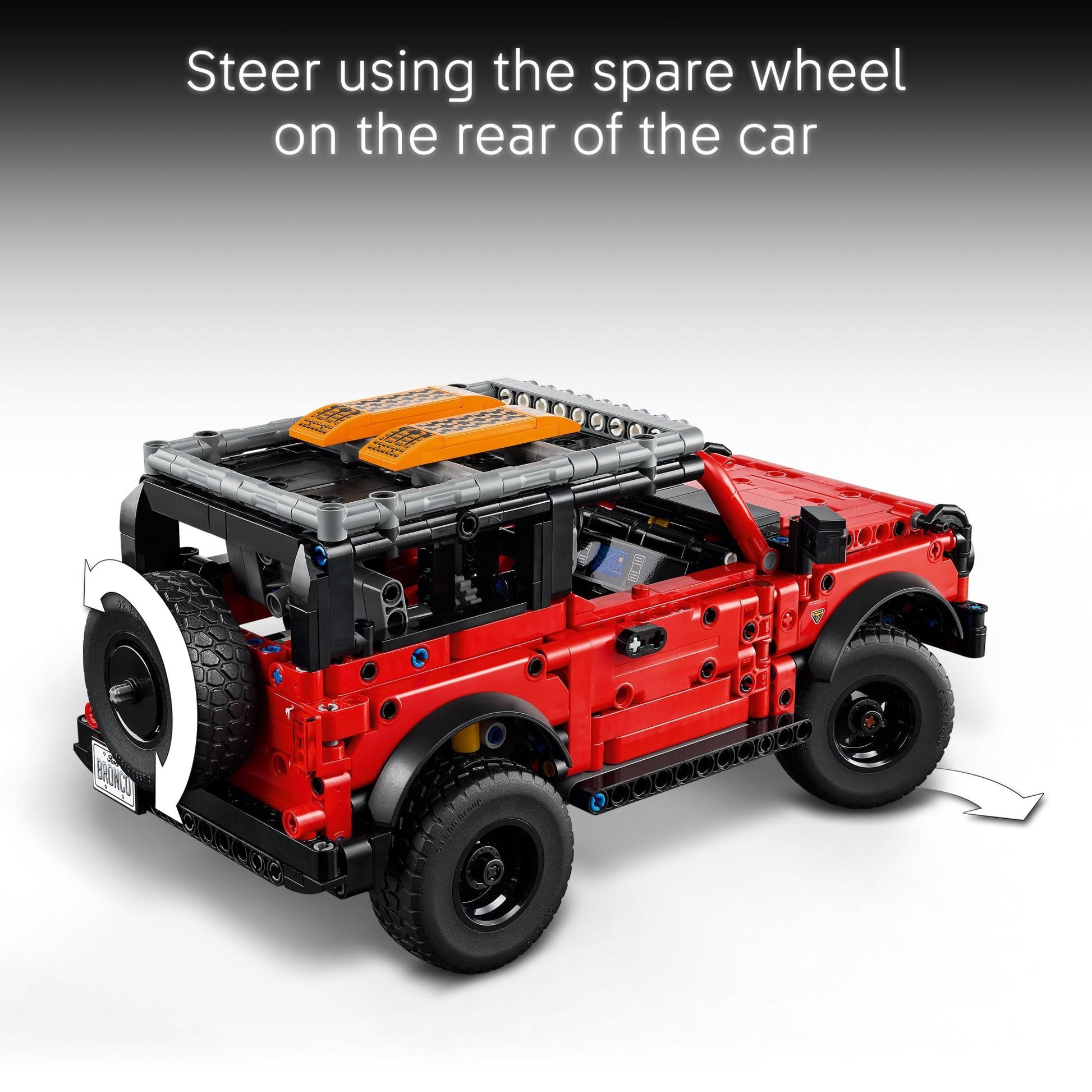 LEGO Technic Ford Bronco Kids Toy Car - Building Toy for Boys and Girls, Ages 10+ - Car Toy and Model Kit - Makes a Cool Birthday Gift for Kids - Authentic Ford Bronco Trim & Details - 42213 LEGO