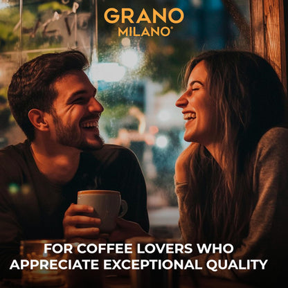 Grano Milano Variety Pack Coffee Capsules - 50 Aluminum Pods for Nespresso Original Line Machines, Medium & Dark Roast Blend, Italian Made
