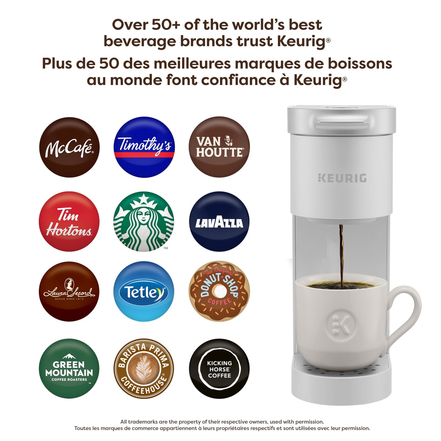 Keurig K-Mini Go Single Serve K-Cup Pod Coffee Maker, Warmstone - Available at All In One Marketplace Canada