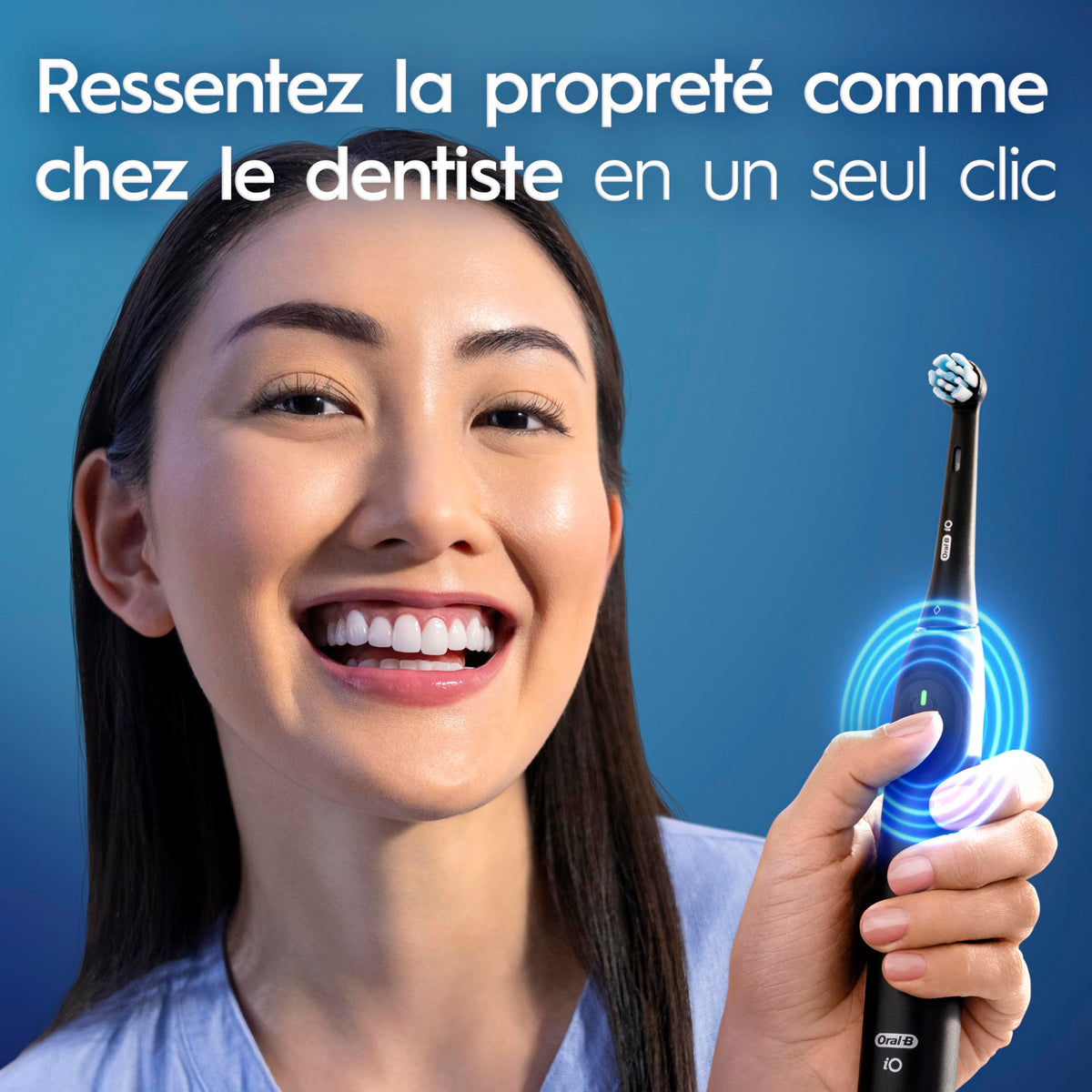 Oral-B iO2 Electric Toothbrush, for an Easy Switch to Electric, Forest Green, Rechargeable Electric Toothbrushes, iO Series 2 Starter Kit with 1 Power Toothbrush and 2 Brush Heads