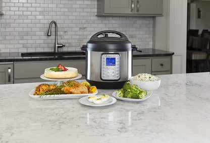 Instant Pot Duo Plus 6 Quart 9-in-1 Electric Pressure Cooker, Slow Cooker, Rice Cooker, Steamer, Sauté, Yogurt Maker, Warmer & Sterilizer, 15 One-Touch Programs,Stainless Steel/Black - Available at All In One Marketplace Canada