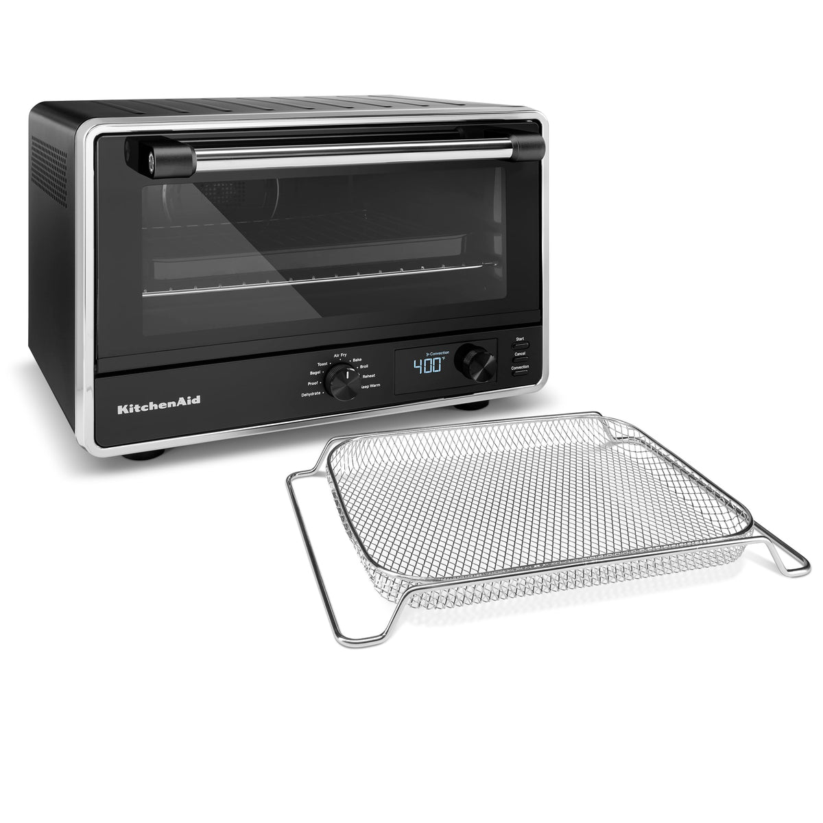 KitchenAid Digital Air Fryer Countertop Oven, KCO124BM, Black Matte