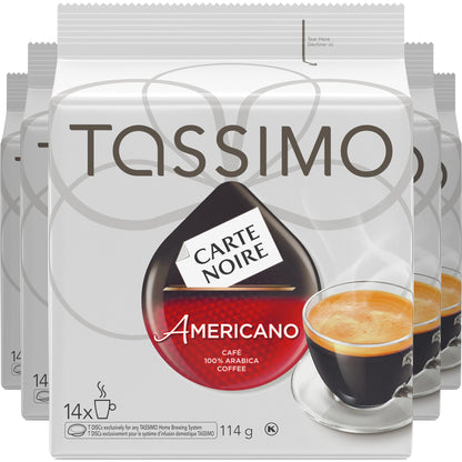 Carte Noire Americano Coffee T-Discs for Tassimo Brewers, 70 Count