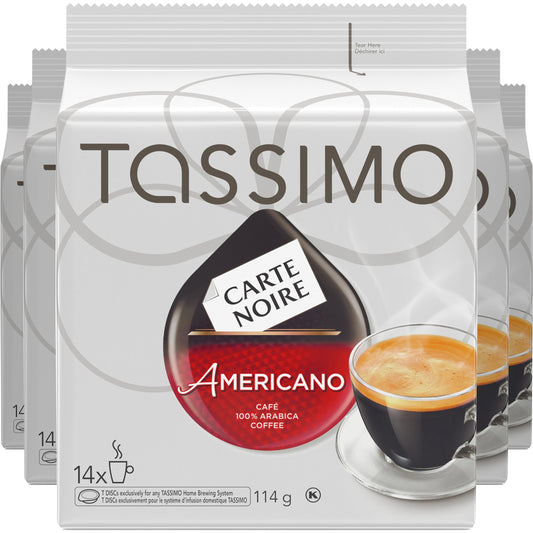 Carte Noire Americano Coffee T-Discs for Tassimo Brewers, 70 Count