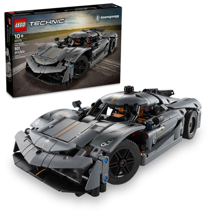 LEGO Technic Koenigsegg Jesko Absolut Grey Hypercar, Sports Car Building Toy Set for Boys and Girls, Vehicle Racing Car for Kids, Buildable Model Kit, Sports Car Toy, Motor Enthusiasts’ Gift, 42173 LEGO