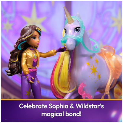 Unicorn Academy, Sophia & Wildstar Power of Friendship Set, Translucent Saddle & 2 Power Accessories, Dolls & Unicorn Toys for Girls Ages 4 and up Unicorn Academy