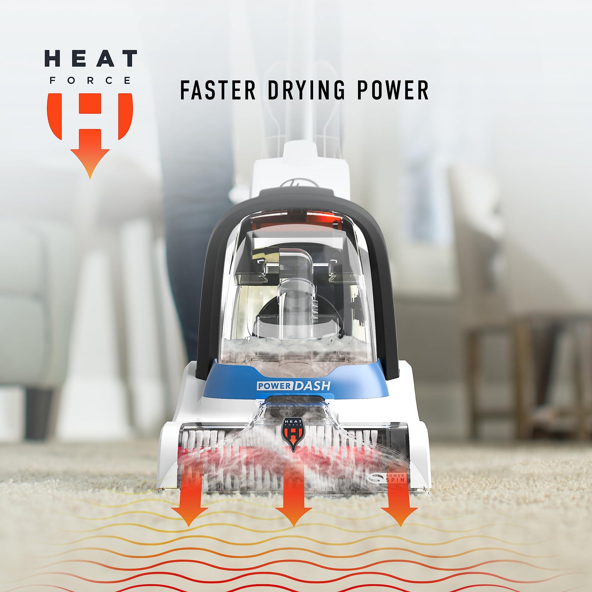 Hoover PowerDash Pet Compact Carpet Cleaner, Shampooer Machine, Lightweight, FH50700 - Available at All In One Marketplace Canada