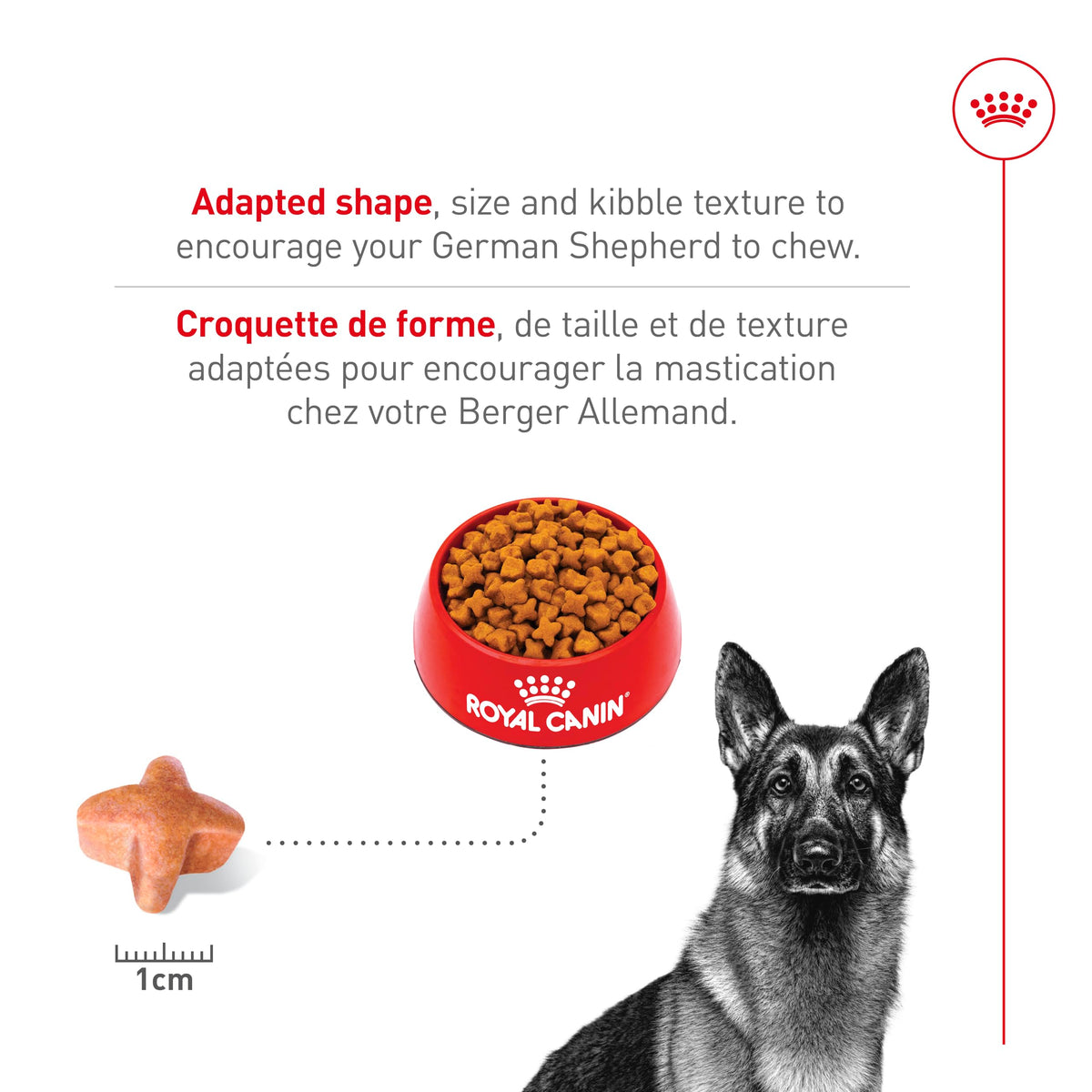 Royal Canin German Shepherd Adult Dry Dog Food, 30 lb bag