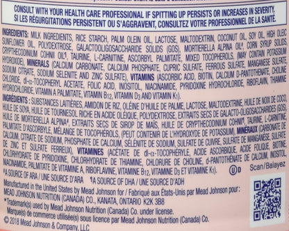 Enfamil A+ for frequent Spit Up, Baby Formula, Powder Tub, 629g