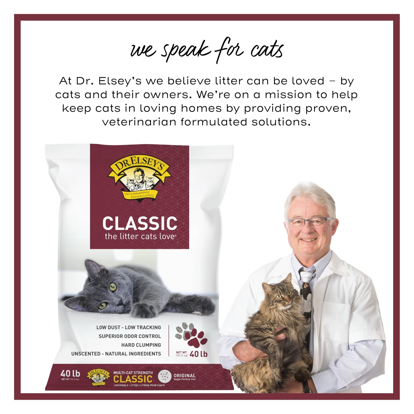 Precious Cat Classic Premium Clumping Cat Litter, 40 Pound Bag