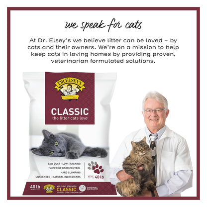 Precious Cat Classic Premium Clumping Cat Litter, 40 Pound Bag