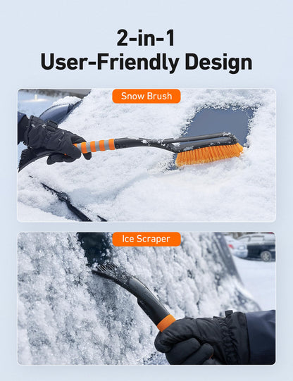 AstroAI 27" Snow Brush & Ice Scraper for Car Windshield Snow Remove, 2 Pack 🍁 All In One Marketplace Canada