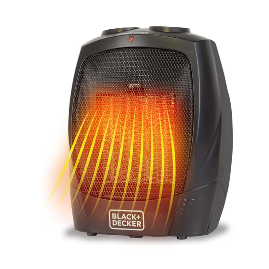 BLACK+DECKER Portable Space Heater, 1500W Room Space Heater with Carry Handle for Easy Transport - Available at All In One Marketplace Canada