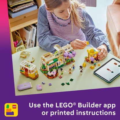 LEGO Friends Plant Café & Flower Shop Pretend Play Building Toy - Playset with 4 Minidolls and Cat Toy for Creative Storytelling - Birthday Gift Idea for Girls and Boys, Ages 9 and Up - 42671 🍁 All In One Marketplace Canada