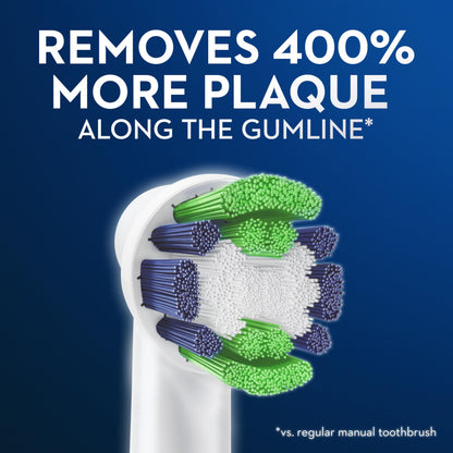 Oral-B Precision Clean Electric Toothbrush Replacement Brush Heads Refill, White, 3 Count