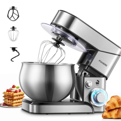 FOHERE Electric Stand Mixer 5.8QT, 6+P Speed Tilt-Head Food Mixer 🍁 All In One Marketplace Canada
