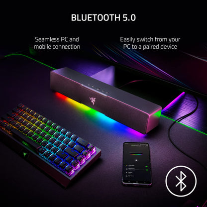Razer Leviathan V2 X, PC Soundbar with Full-Range Drivers, Black