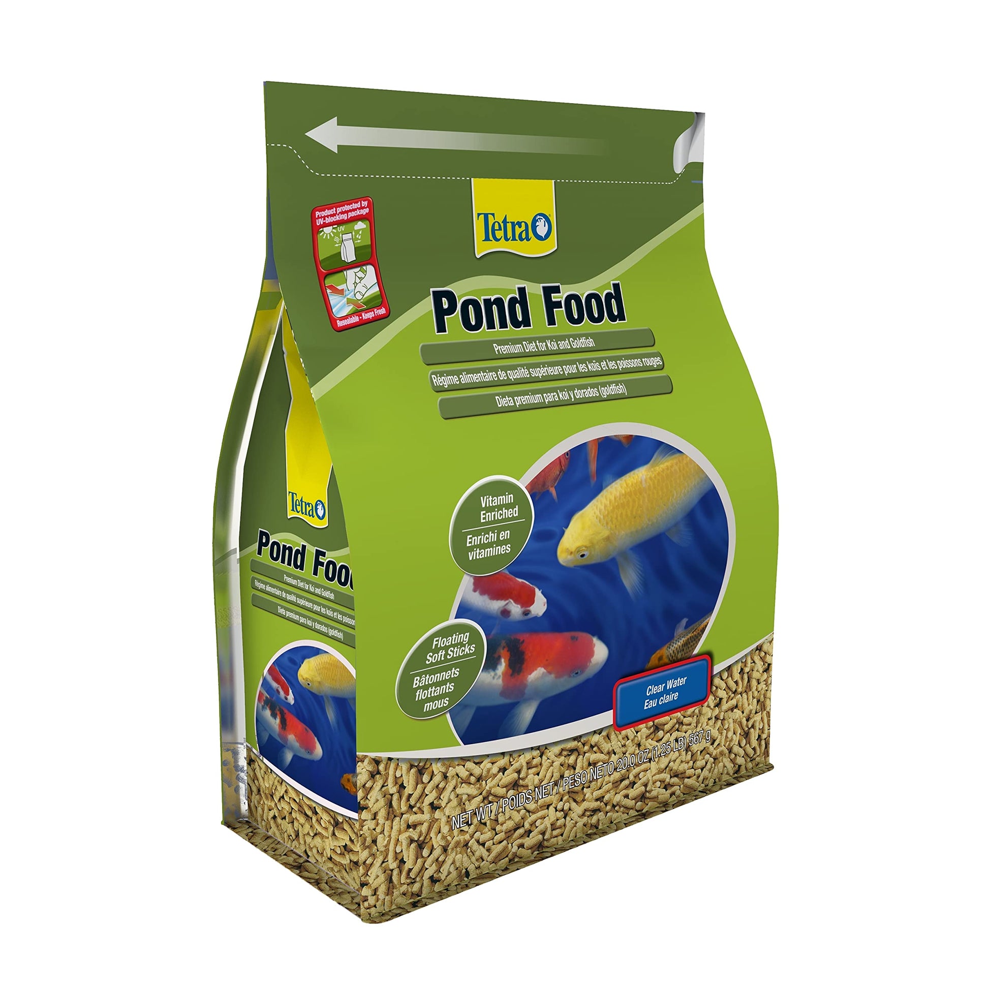Tetra Pond Food 1.25lb Bag (Trilingual) - Available at All In One Marketplace Canada