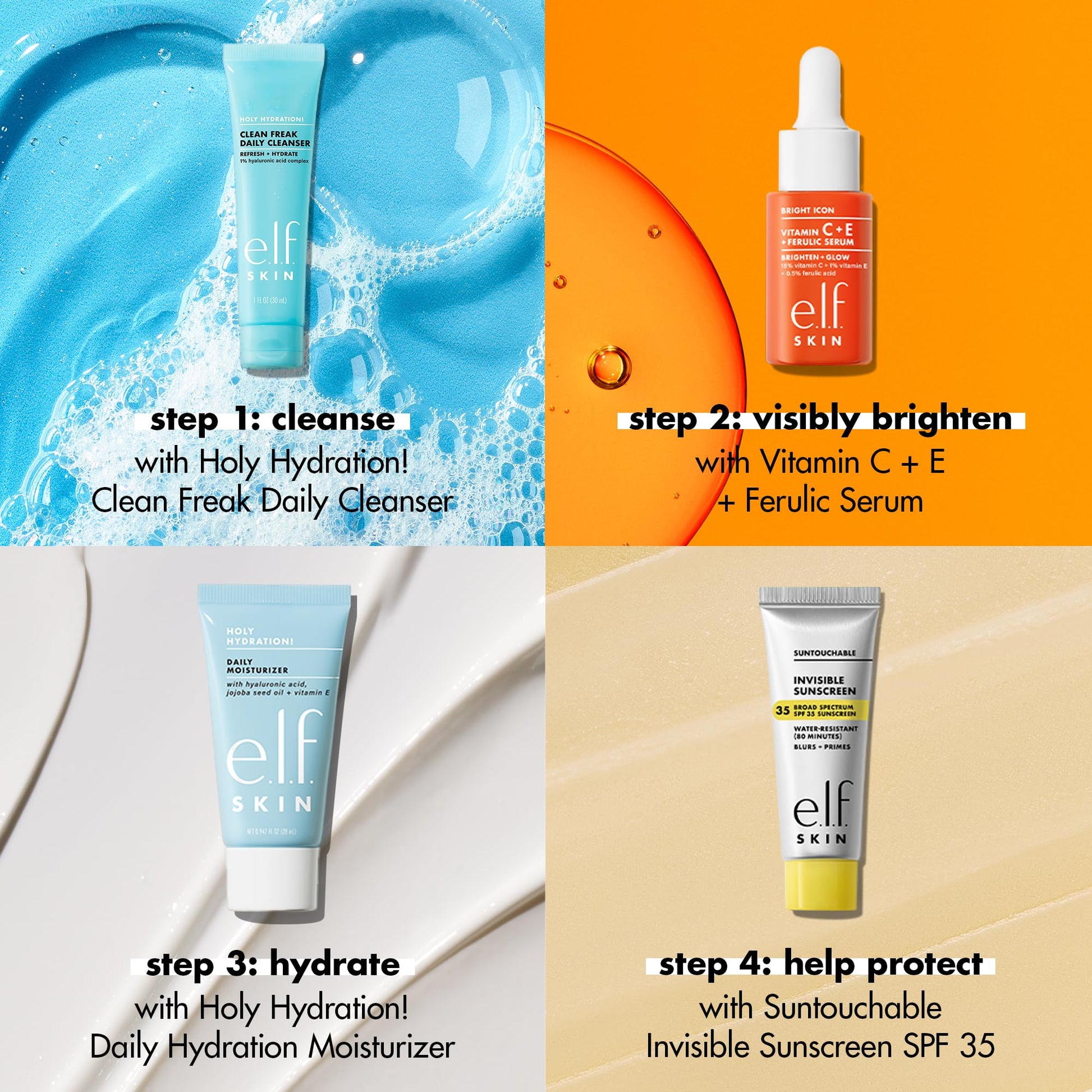 e.l.f. SKIN Wake the e.l.f. Up Skincare Kit e.l.f.